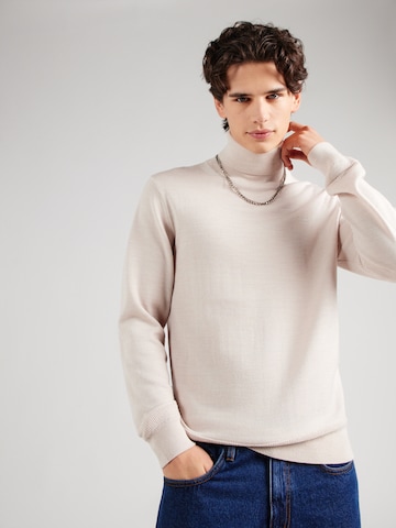 G-STAR - Jersey 'Premium Core' en beige: frente