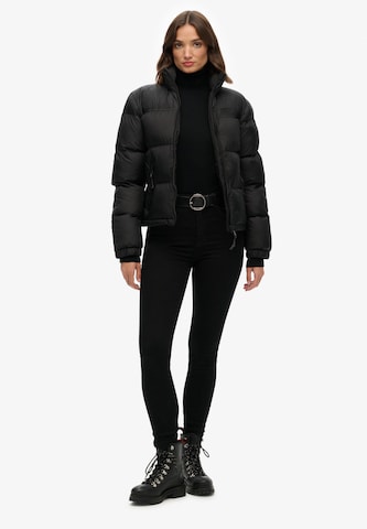 Superdry Tussenjas in Zwart