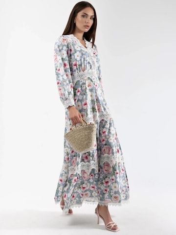 MSN Collection - Vestido 'Maxi' em mistura de cores
