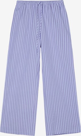 BALMOHK Wide Leg Housut värissä lila: etupuoli