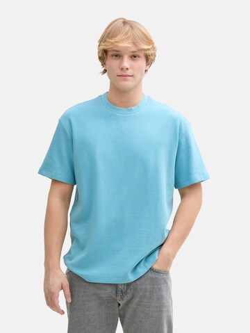 TOM TAILOR DENIM Shirt in Blue: front