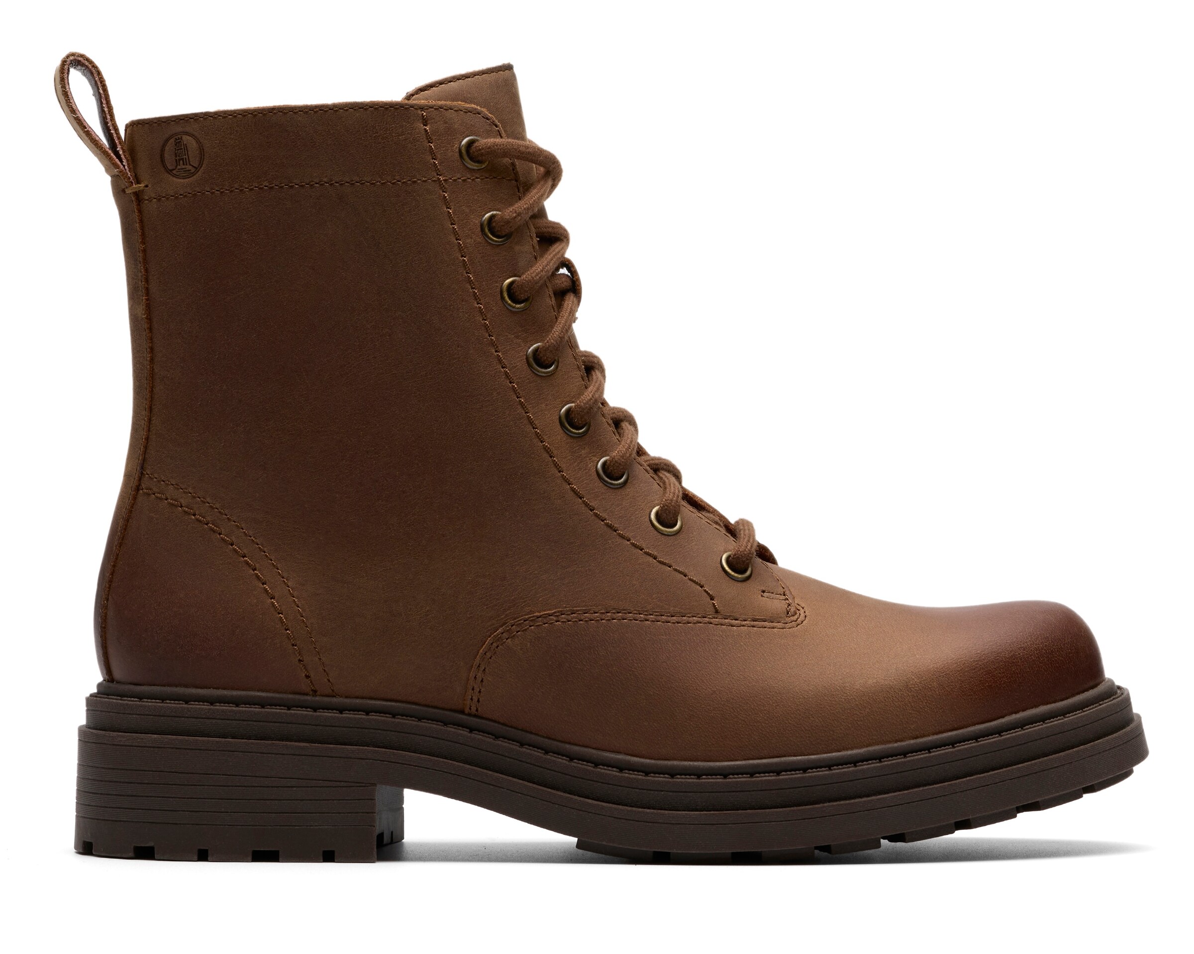 CLARKS Schnürstiefelette 'Orinoco3' in Braun