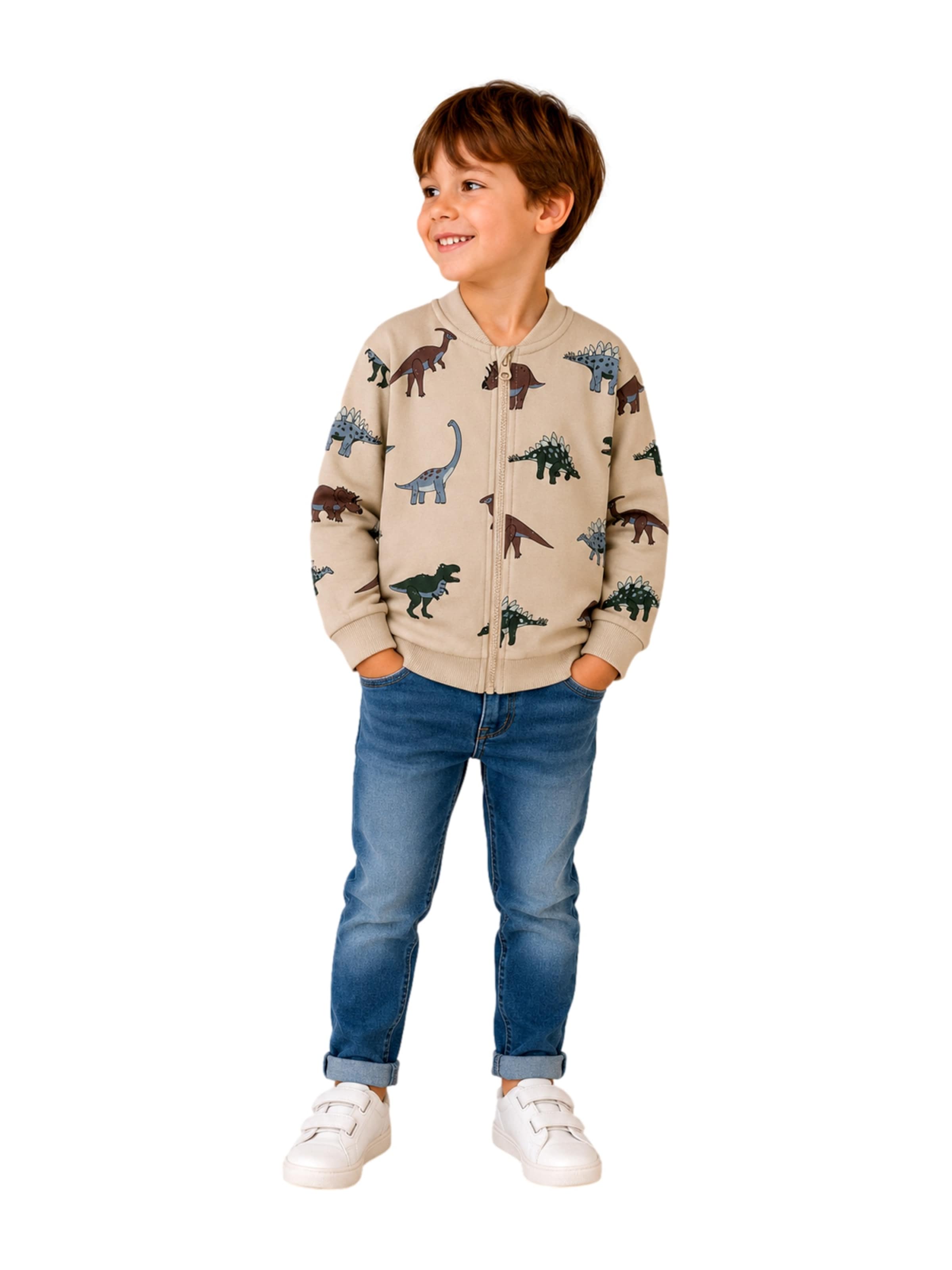 NAME IT Ζακέτα φούτερ 'NMMNARIS' σε μπεζ