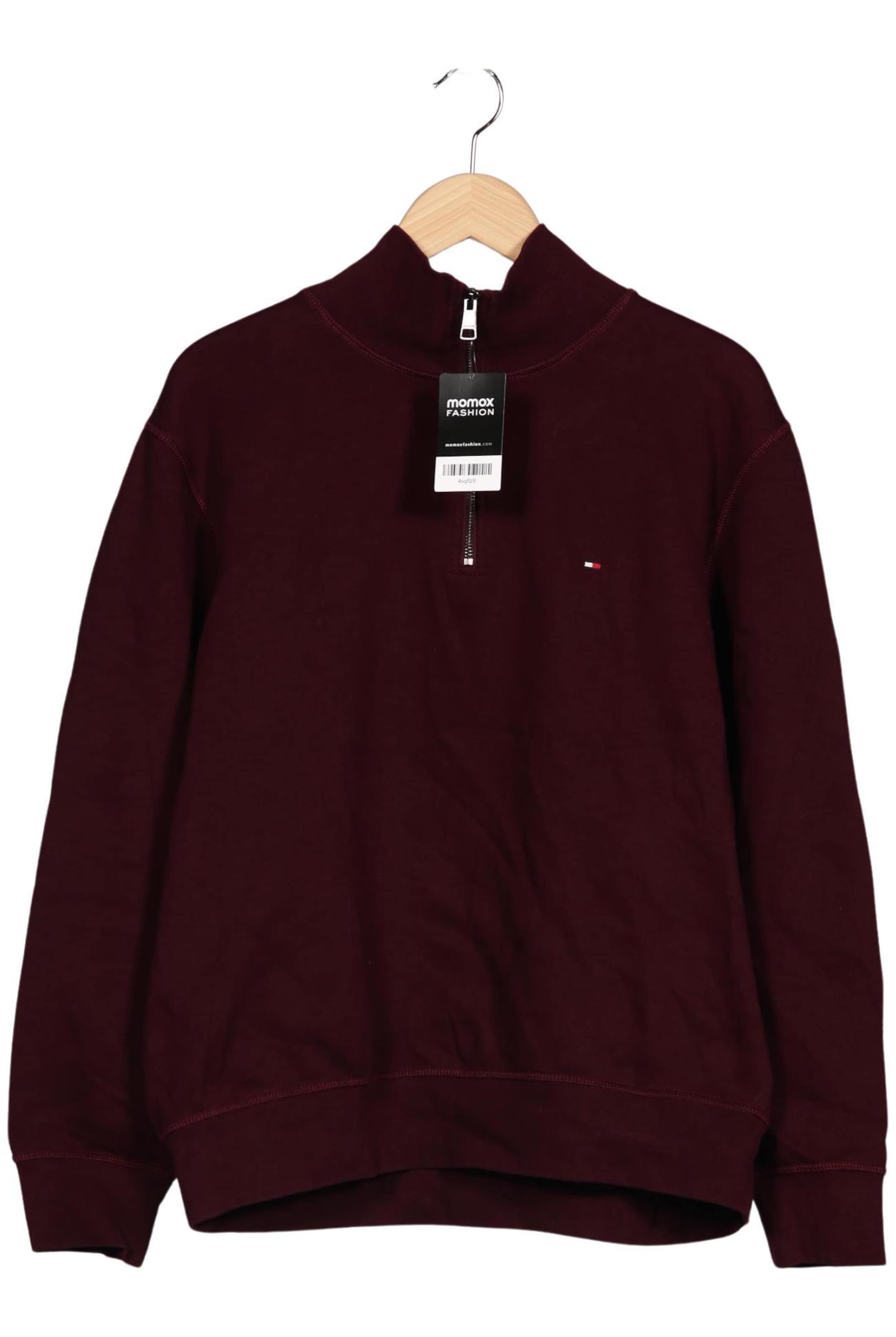 TOMMY HILFIGER Sweatshirt & Zip-Up Hoodie in XL in Red: front