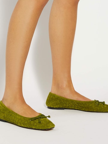 Ballerines 'Heat' Dune LONDON en vert
