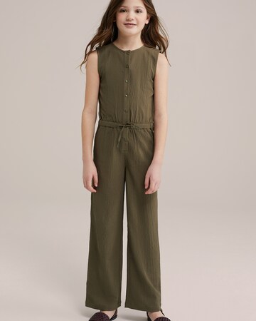 WE Fashion Overall in Green: front