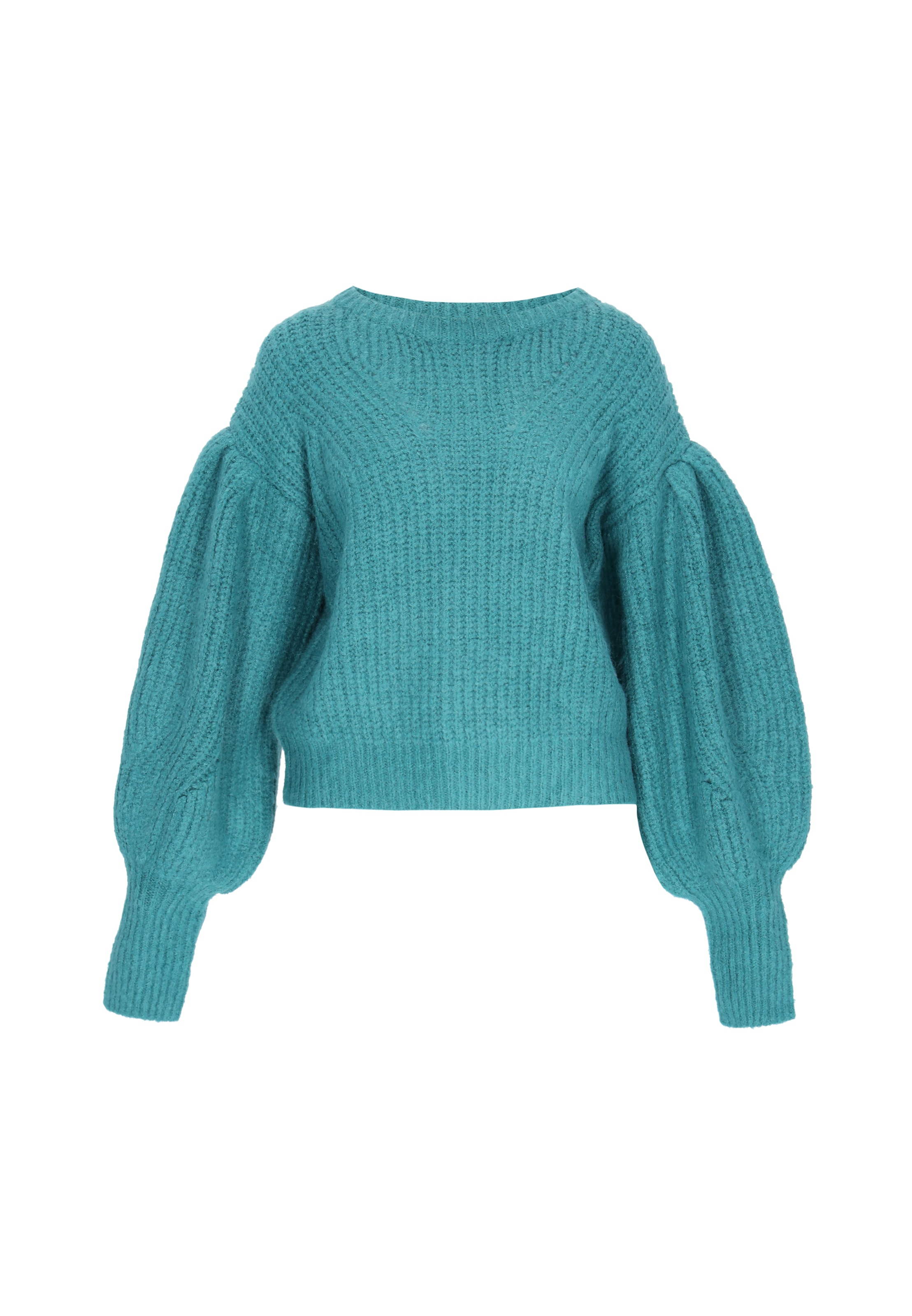 žalia IZIA Laisvas megztinis: priekis