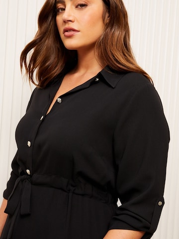 Friends Like These Shirt dress in Black