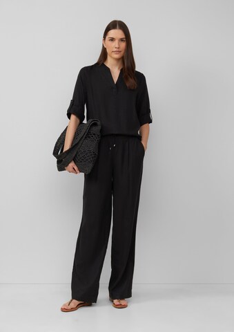 s.Oliver Wide leg Chino trousers in Black