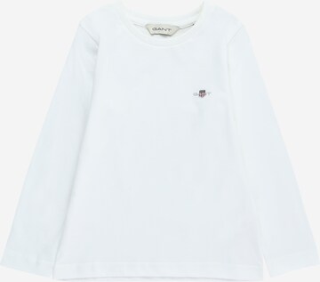 T-Shirt GANT en blanc : devant