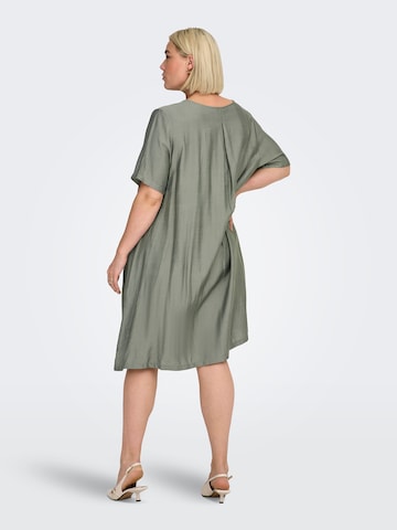 ONLY Carmakoma Obleka 'CARJOANNA' | zelena barva