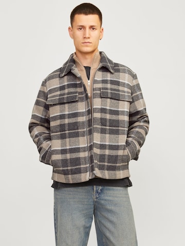 JACK & JONES Between-season jacket in Brown: front