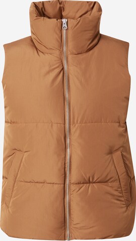 JDY Bodywarmer 'NEW ERICA' in Bruin: voorkant