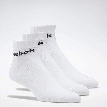 Chaussettes de sport Reebok en blanc