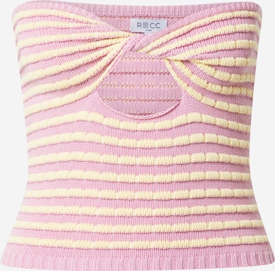 RECC Knitted top 'MARGARET' in Yellow / Pink, Item view