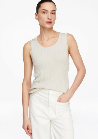 COMMA Shirt in Beige: front