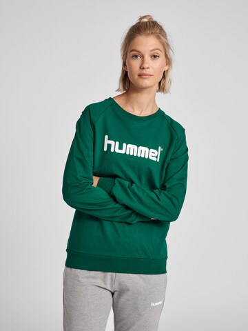 Hummel Sportsweatshirt i grøn: forside