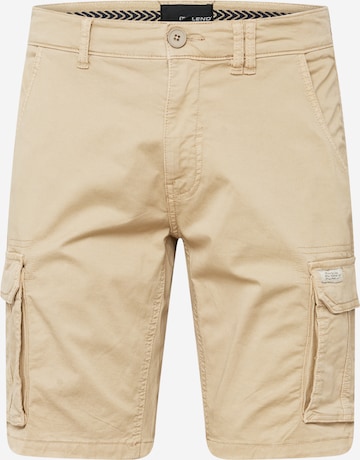 Pantalon cargo BLEND en marron : devant