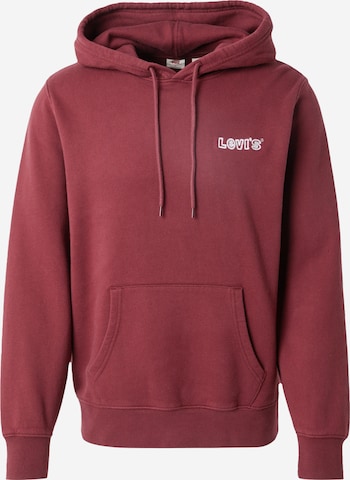 LEVI'S ®Sweater majica - crvena boja: prednji dio
