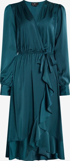 Rochie de cocktail faina pe verde petrol, Vizualizare produs