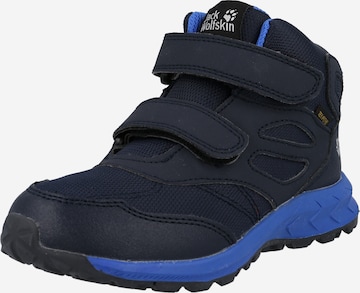 JACK WOLFSKIN Boots 'Woodland' in Blue: front