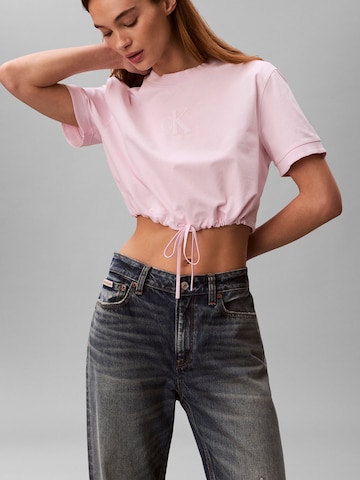 Calvin Klein Jeans Shirt in Pink: front