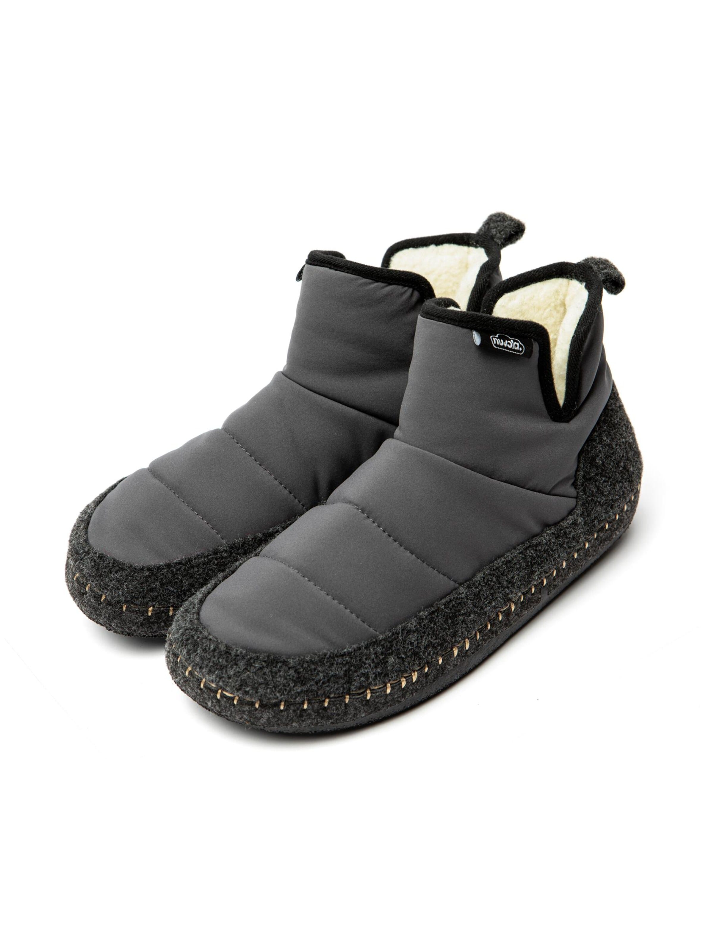 Nuvola. - Pantufa 'Boot New Wool' em cinzento