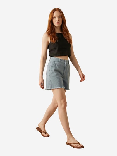 My fashion Pantalon en 36 en bleu, Vue avec produit