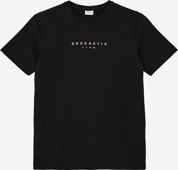 s.Oliver T-Shirt in Schwarz: predná strana