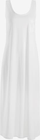 Déshabillé ' Cotton Deluxe 130cm ' Hanro en blanc : devant