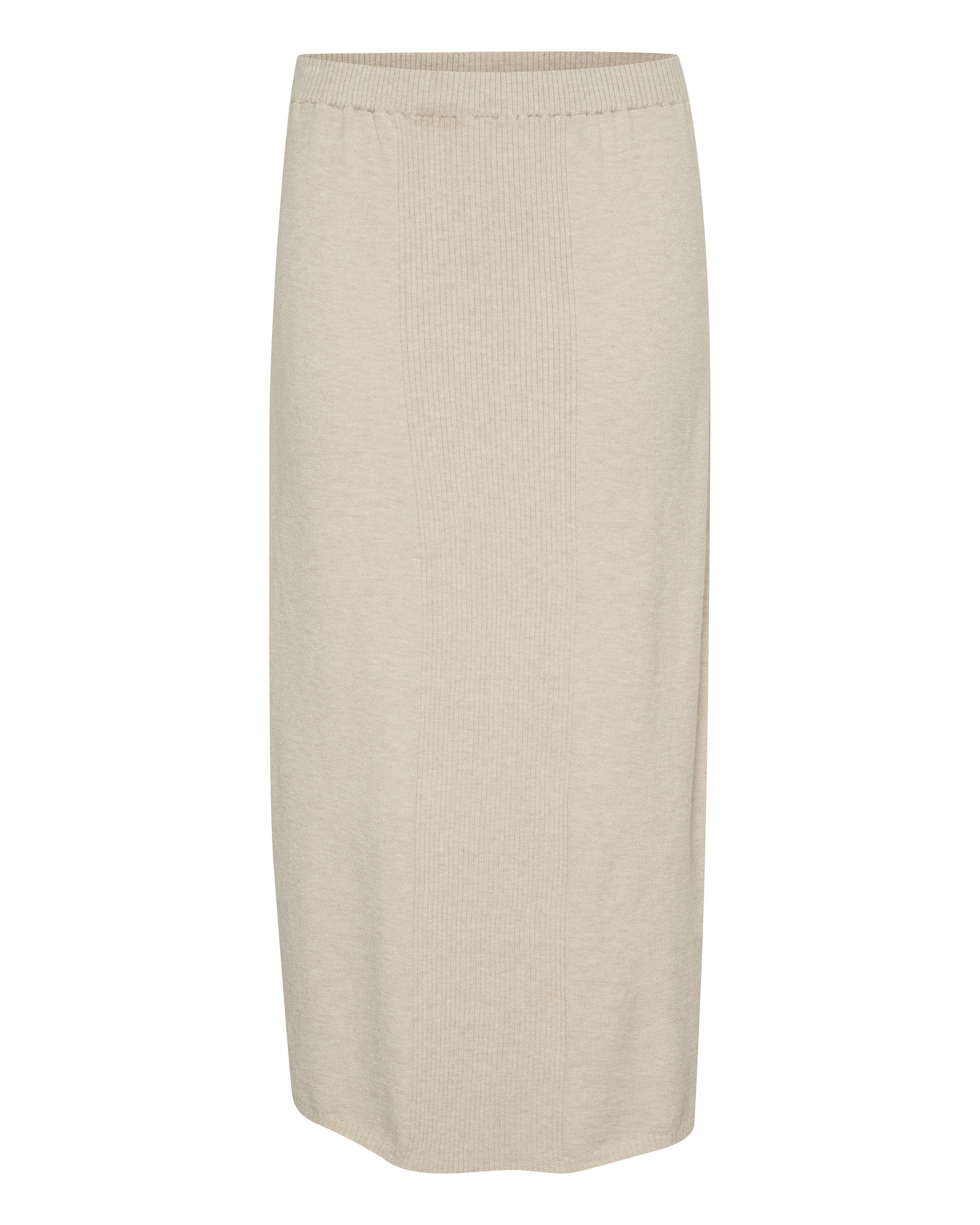 Cream - Saia 'Dela' em branco: frente