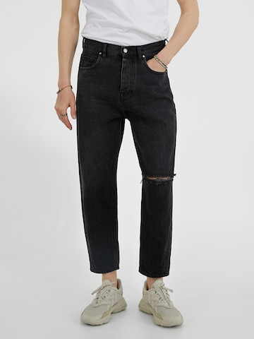 Regular Jeans 'Toni' de la tigha pe negru
