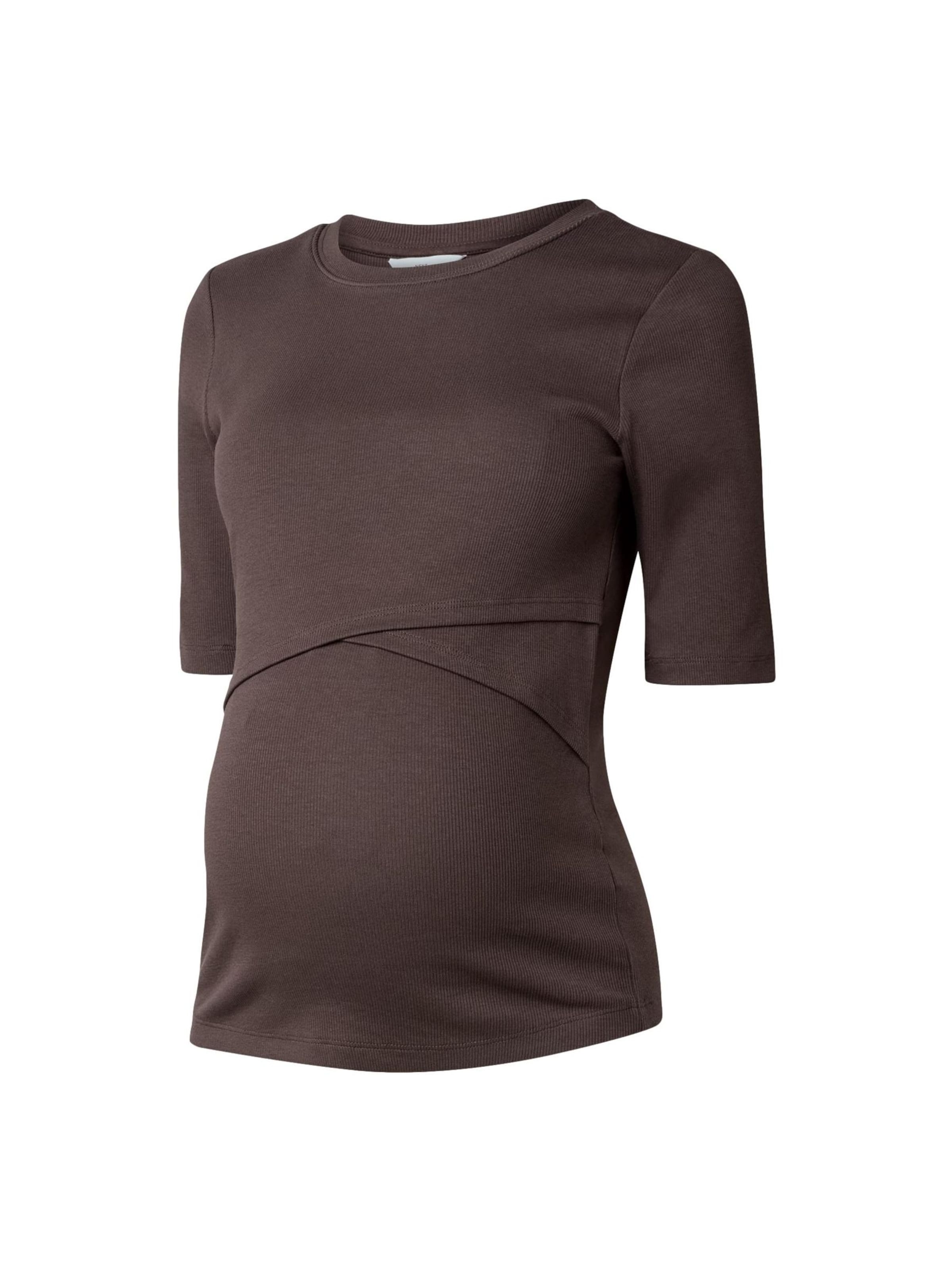 T-shirt Next en marron : devant