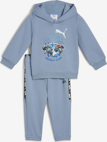 PUMA Jogginganzug 'Puma x Hot Wheels™ Monster Trucks' in Blau: Vorderseite