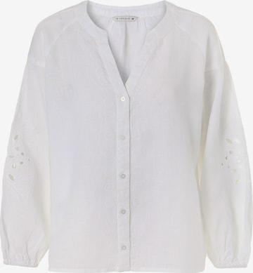 TATUUM - Blusa 'WERONIKA' en blanco: frente