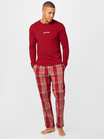 Calvin Klein Underwear Pyjama in Rot: predná strana