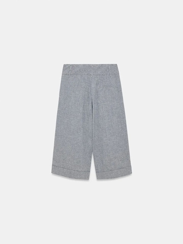 Dilvin Wide leg Broek 'Hose' in Grijs