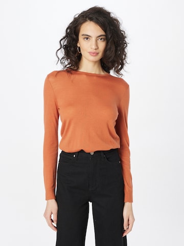 Pull-over Calvin Klein en orange : devant