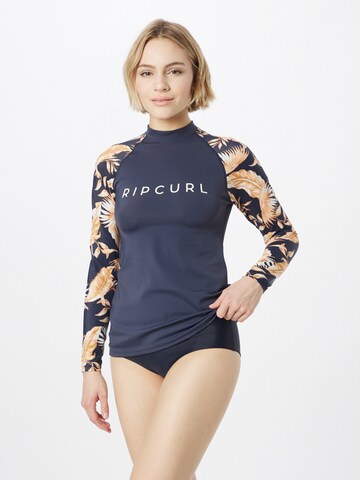 T-shirt fonctionnel RIP CURL en bleu : devant