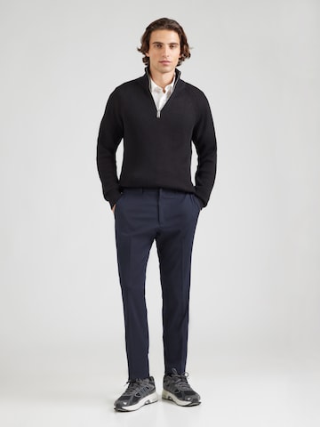 s.Oliver BLACK LABEL Slimfit Pantalon in Blauw