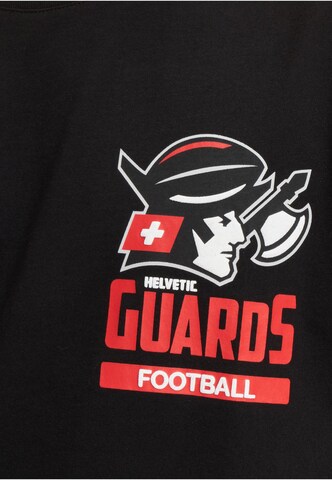 Maglietta 'Helvetic Guards Essential' di European League of Football in nero