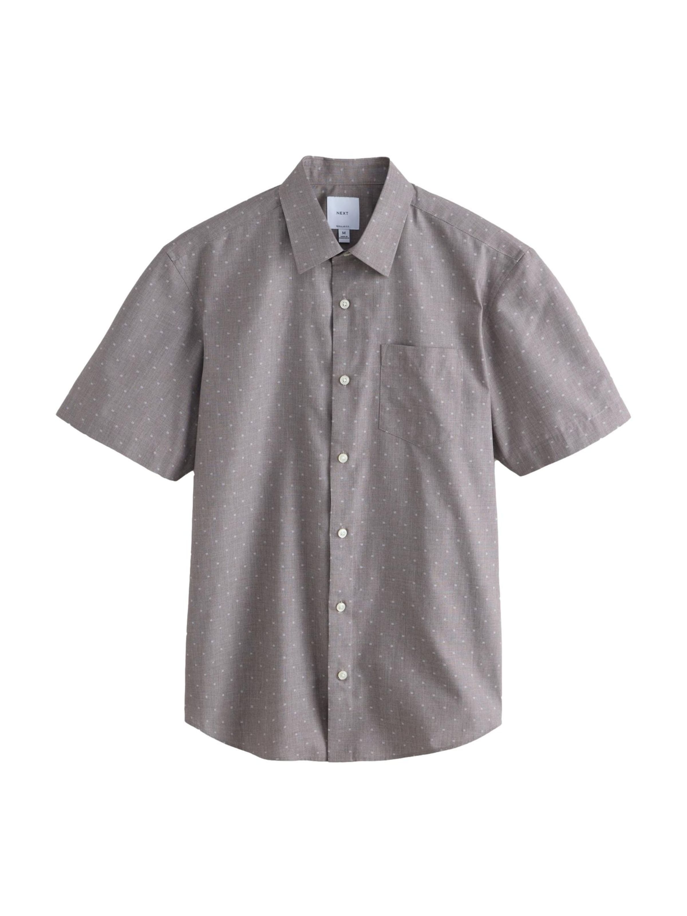Next - Ajuste regular Camisa en gris: frente