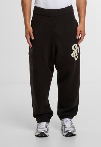 Another Cotton Lab Tapered Pants in Black: front
