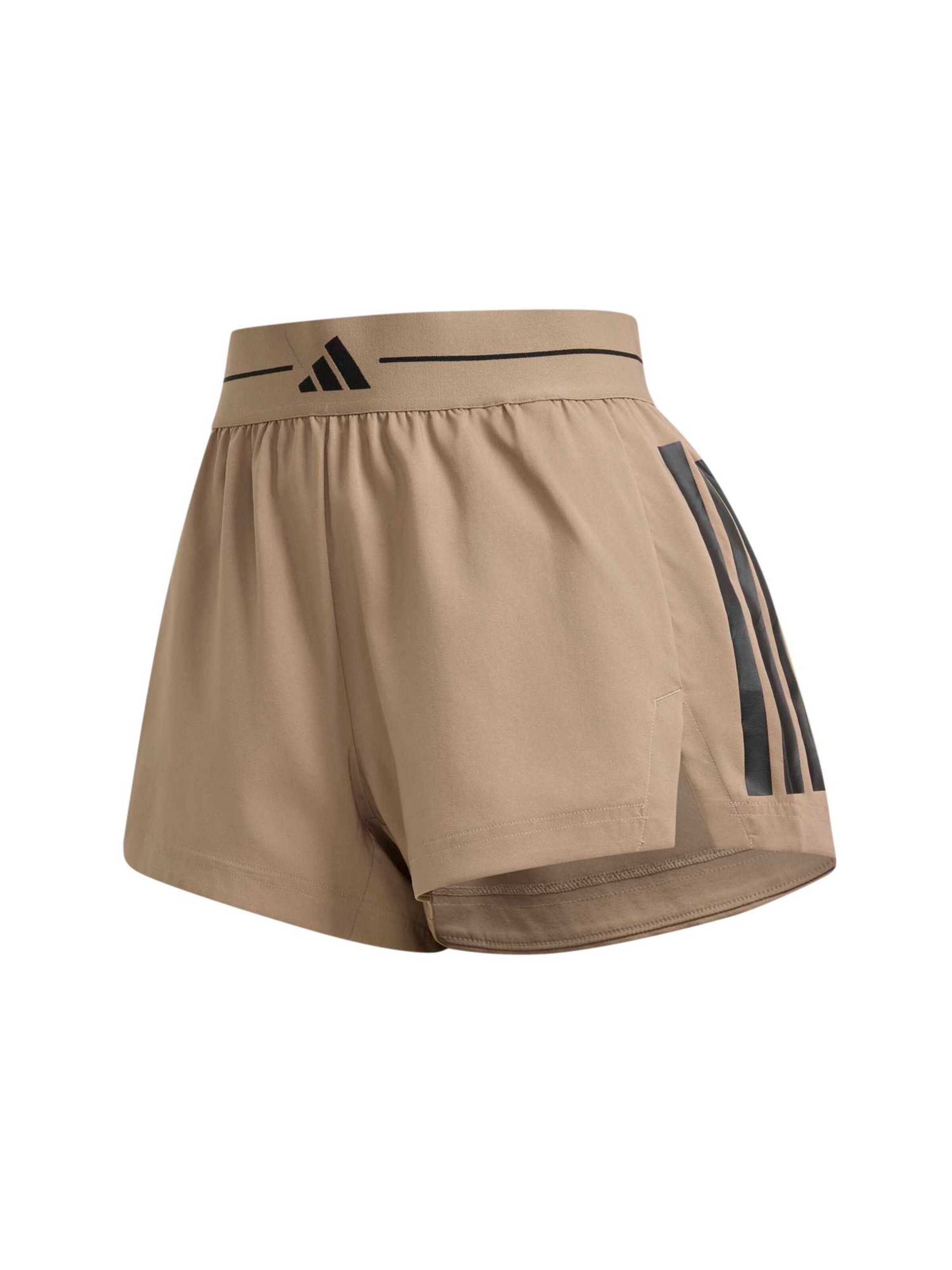 ADIDAS PERFORMANCE Calças de desporto 'HYG' em castanho claro / preto, Vista do artigo