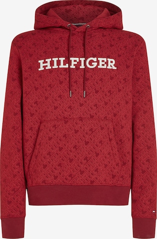 Sweat-shirt TOMMY HILFIGER en rouge : devant