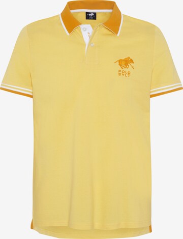 Polo Sylt Shirt in Yellow: front