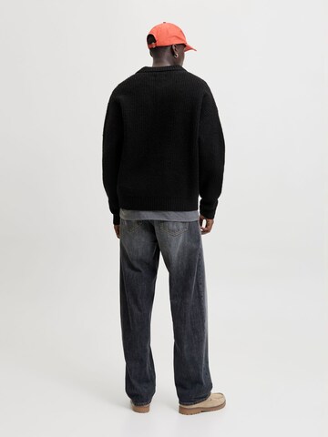 JACK & JONES Knit cardigan in Black