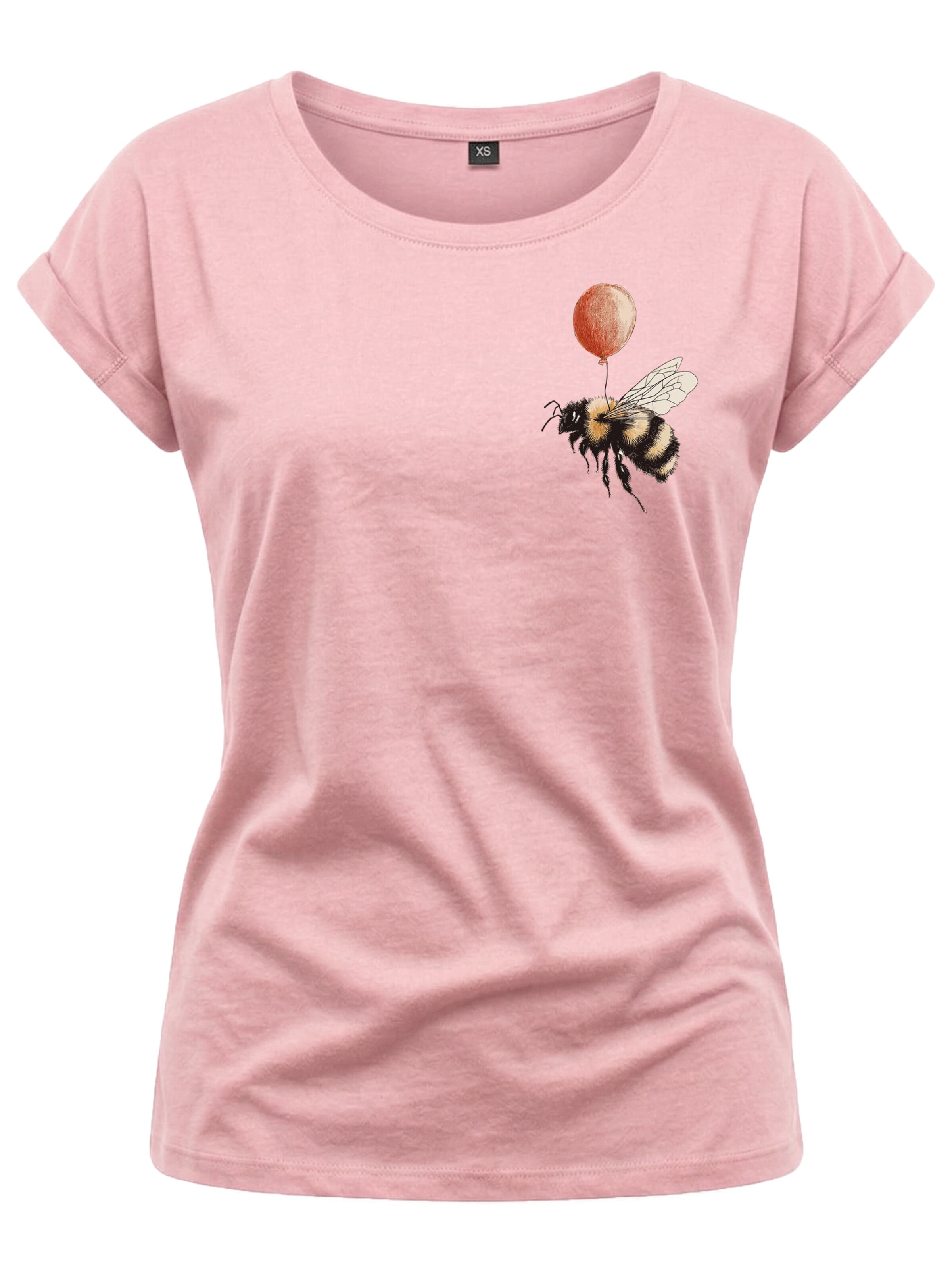 MAKAYA Shirt 'Flughilfe' in Pink
