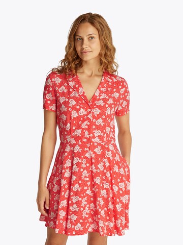 Tommy Jeans Shirt dress 'HAWAII' in Red: front