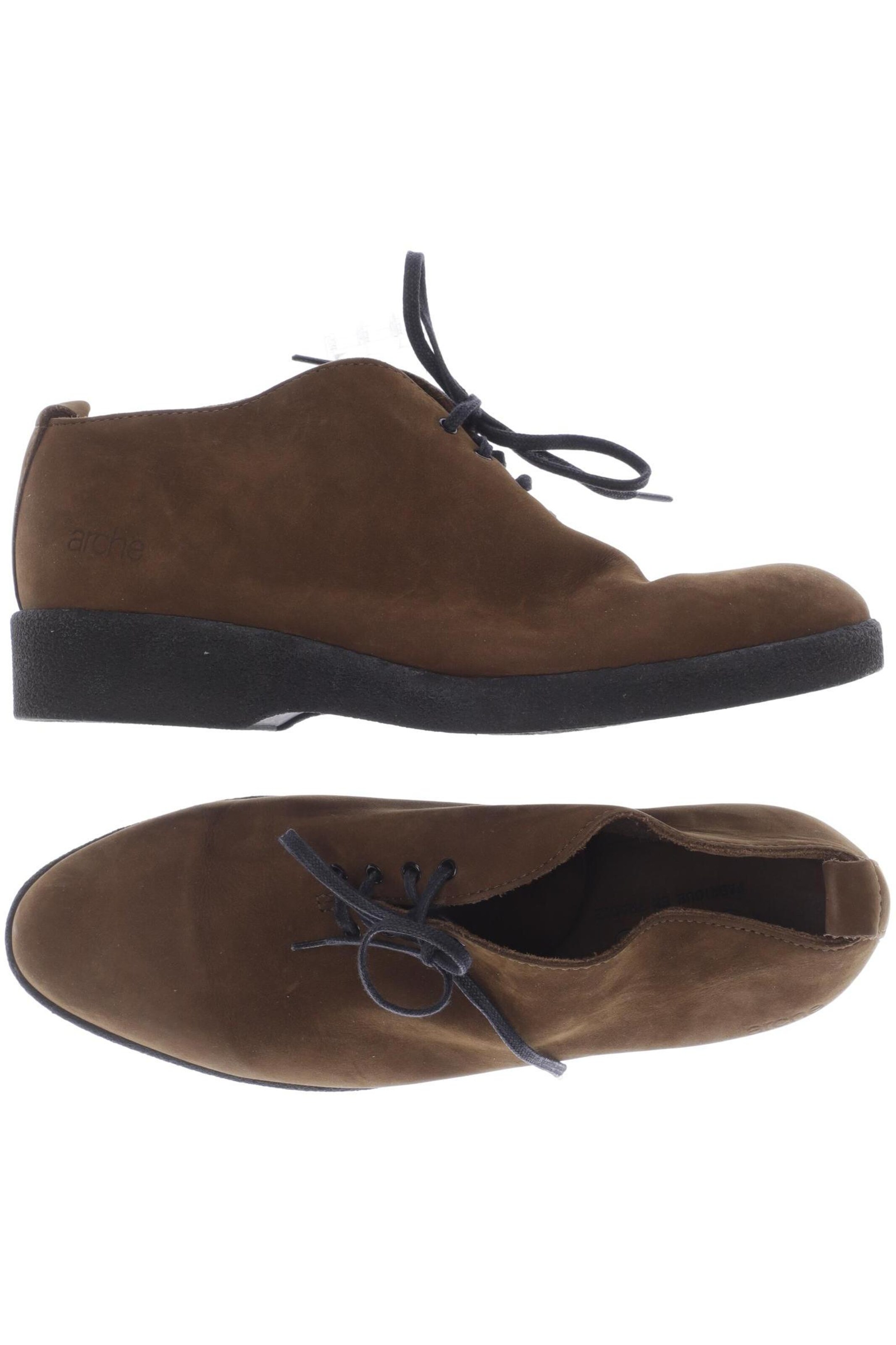 Arche Flats & Loafers in 36 in Brown: front